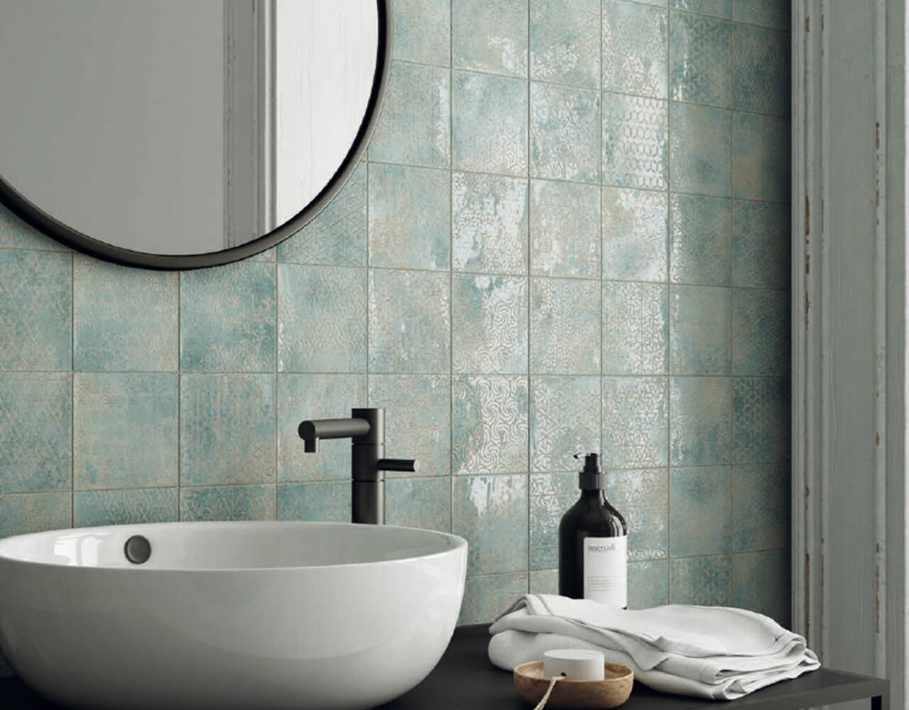 relief tile ceramics