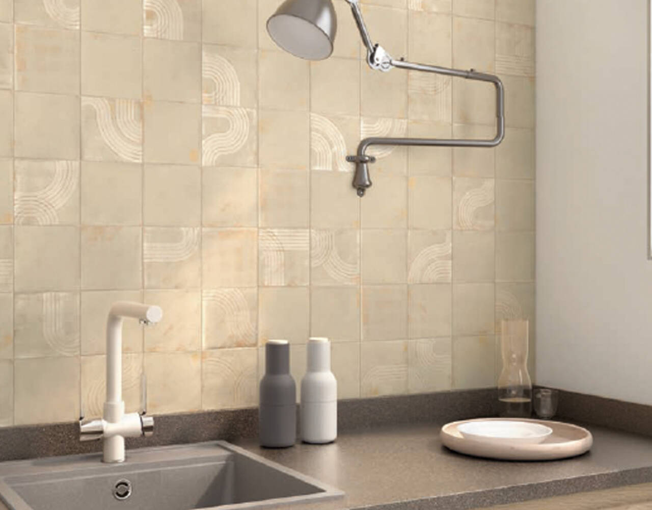 relief tile ceramics