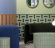 modern subway interior