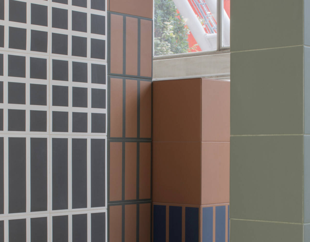 modern subway interior