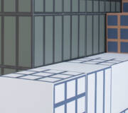 modern subway interior