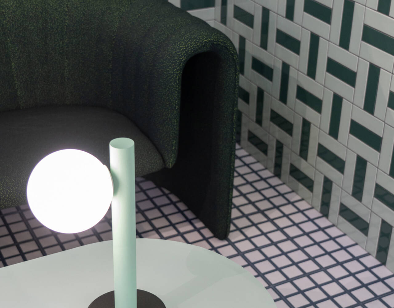 modern subway interior