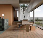 modern subway interior