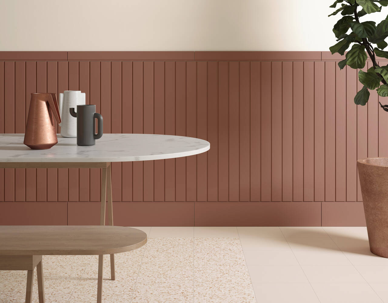 large decorative ceramic tile wall art