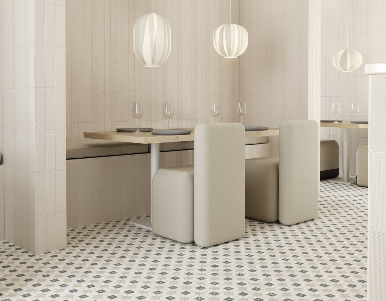 large decorative ceramic tile wall art