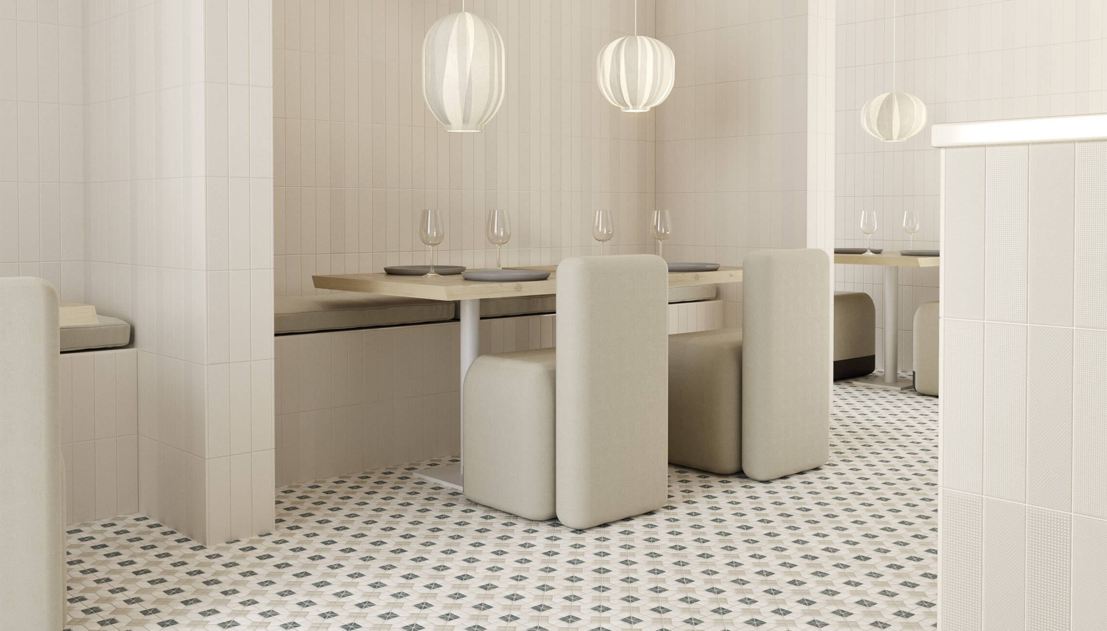 large decorative ceramic tile wall art