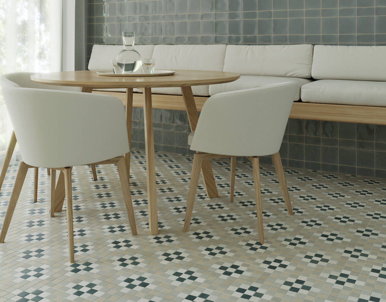 porcelain mosaic tile