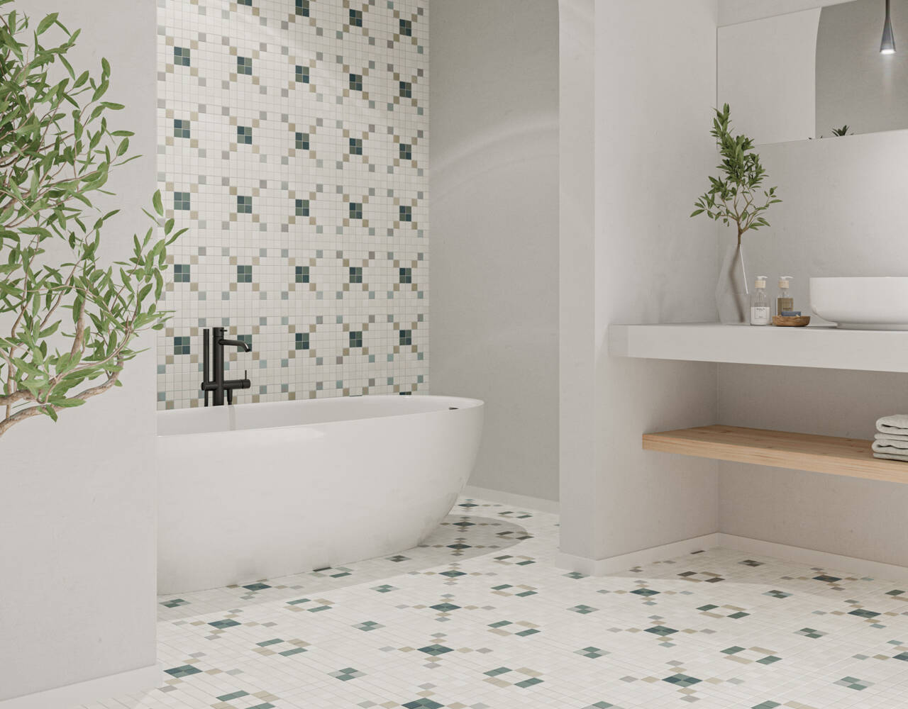 porcelain mosaic tile