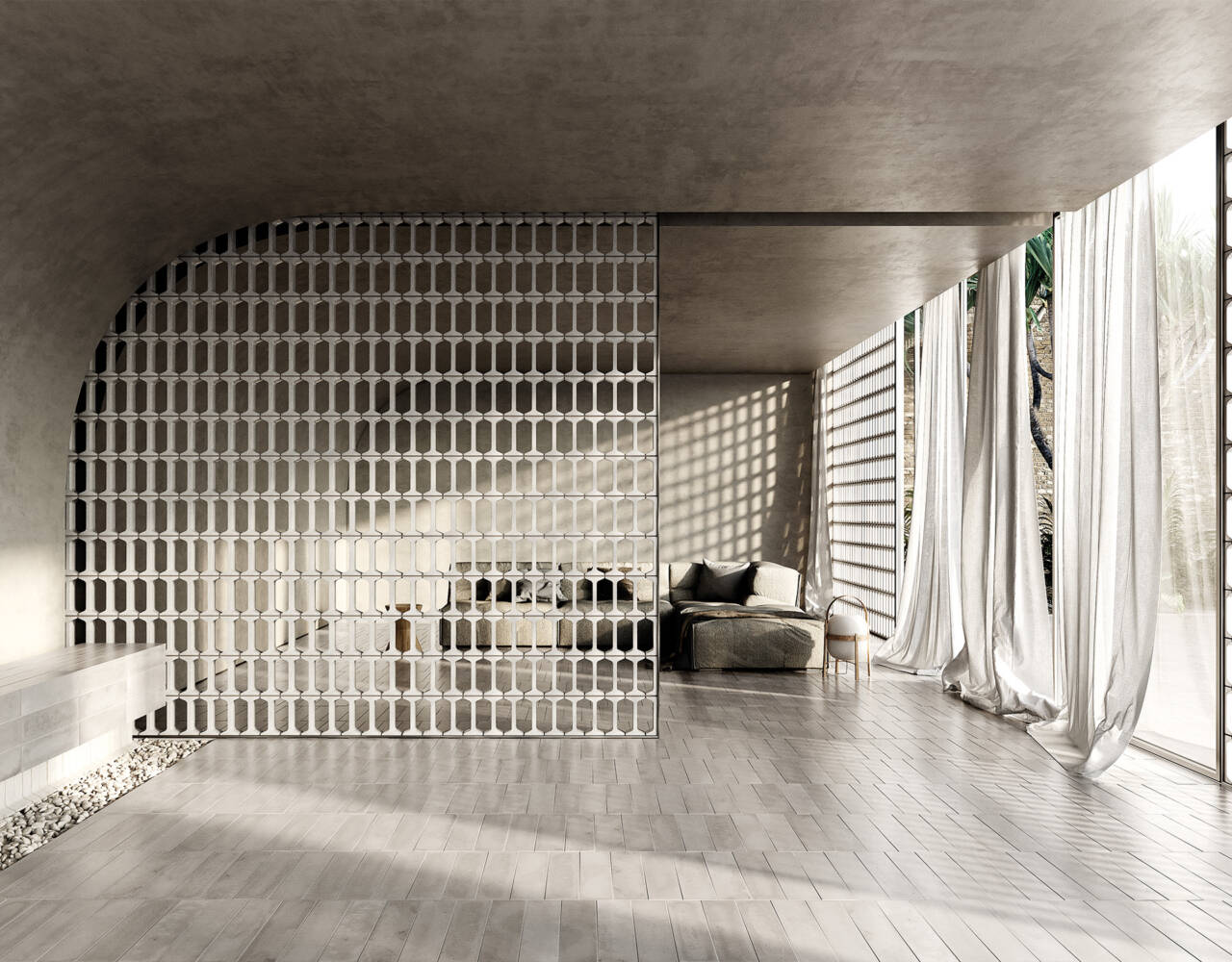 3D ceramic tiles for mosaic art