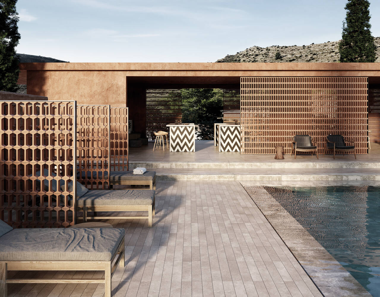 3D ceramic tiles for mosaic art