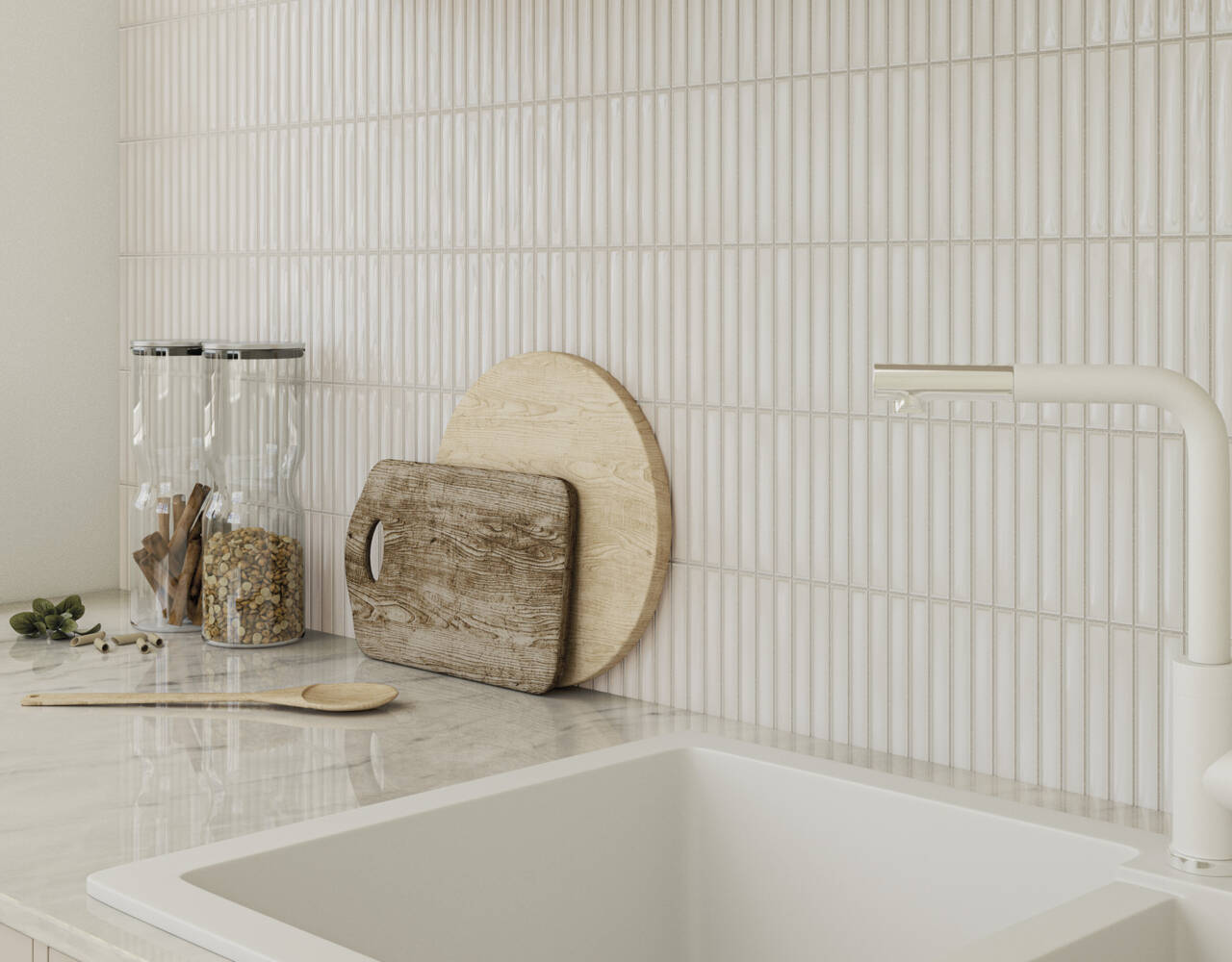 dimensional ceramic tile wall art