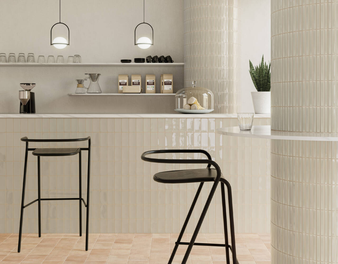 dimensional ceramic tile wall art