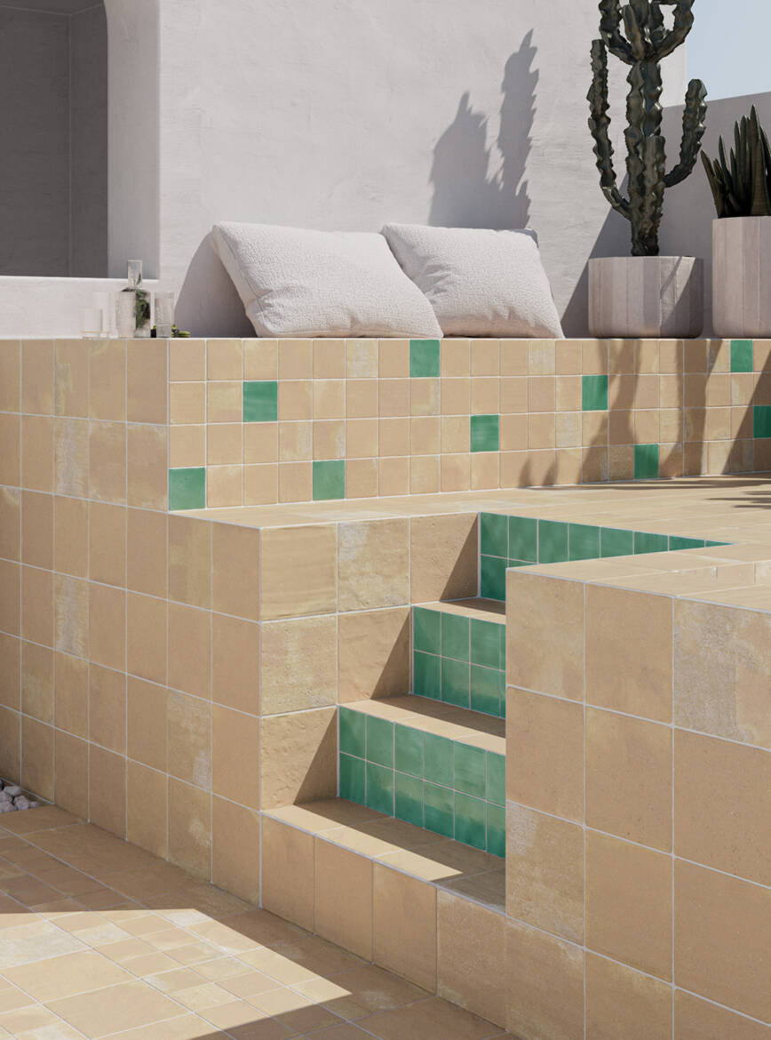 Versatile terracotta look tiles