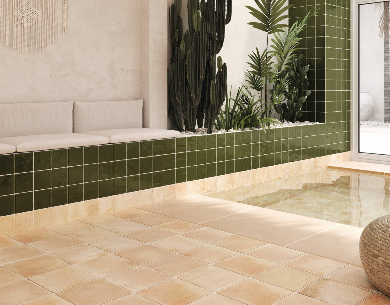 Versatile terracotta look tiles