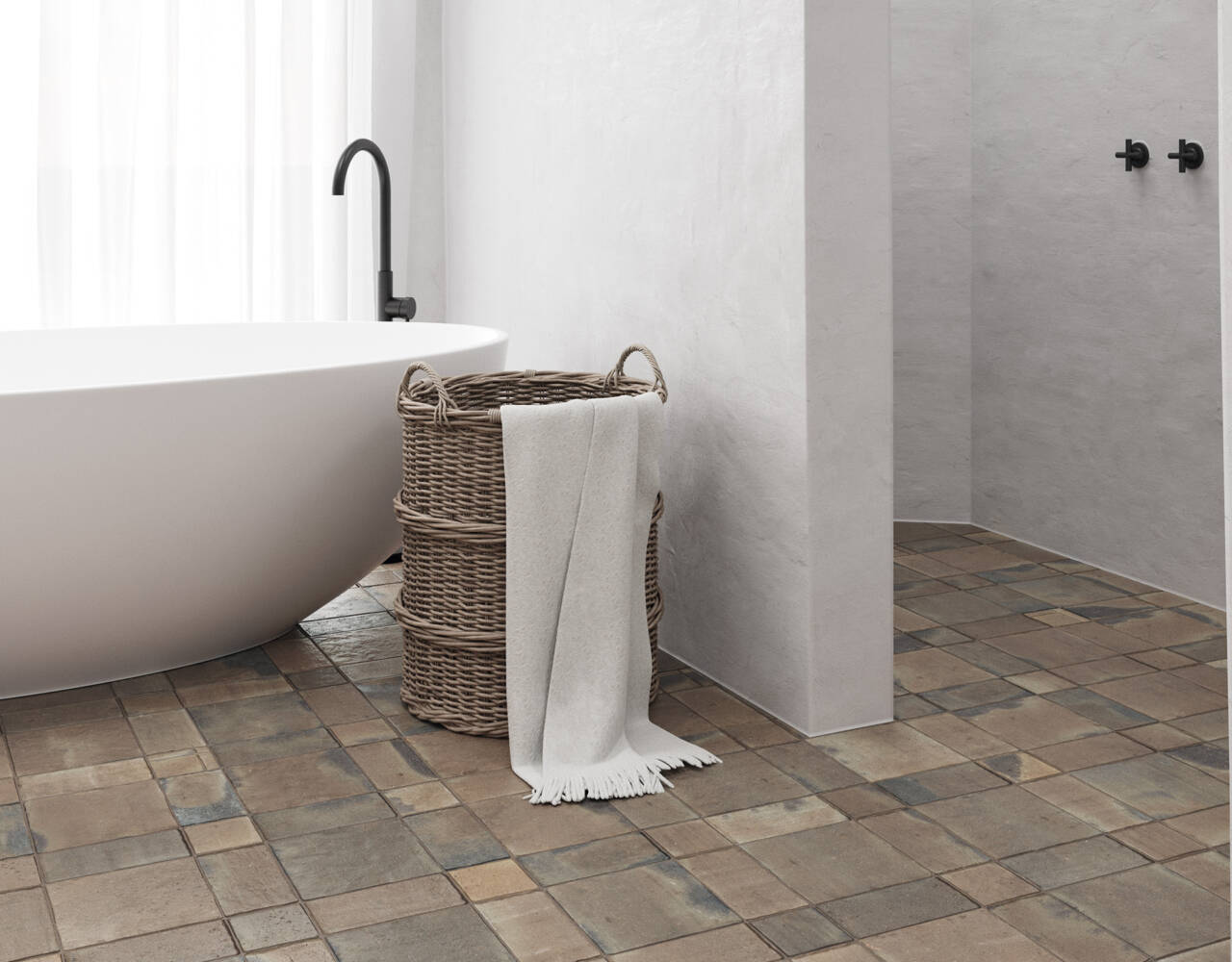 Versatile terracotta look tiles