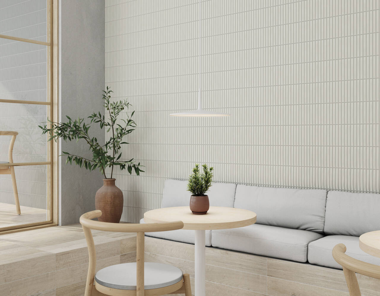 dimensional ceramic tile wall art