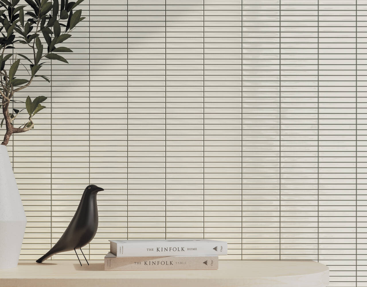 dimensional ceramic tile wall art