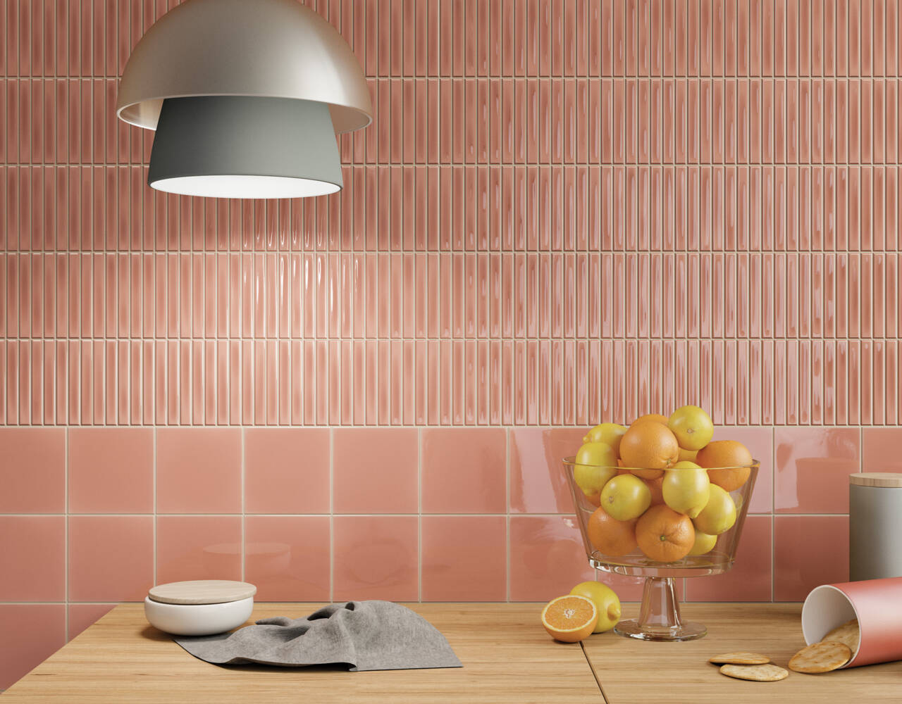 dimensional ceramic tile wall art