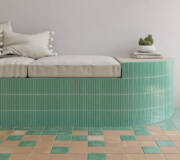 dimensional ceramic tile wall art