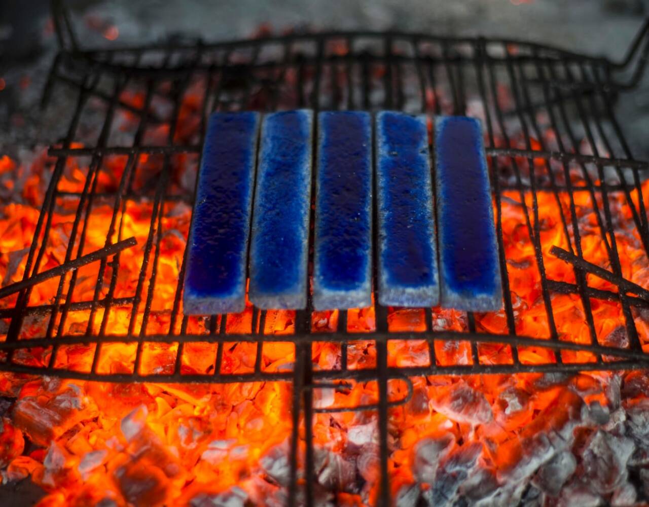 art deco ceramic tile