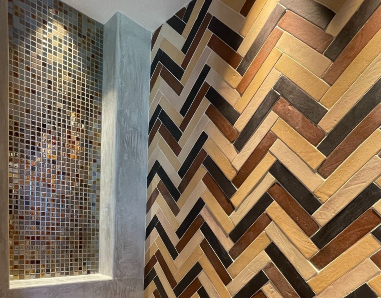 art deco ceramic tile