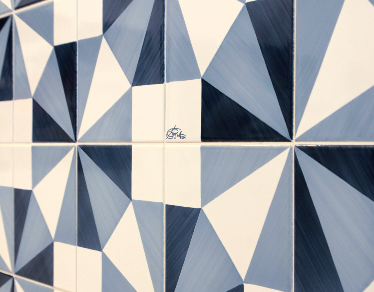 large decorative ceramic tile wall art