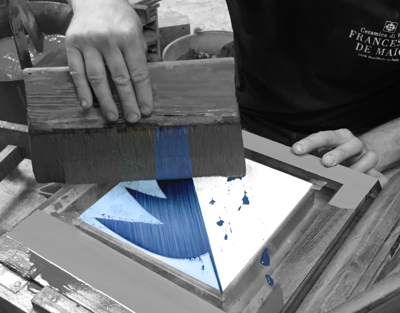 large decorative ceramic tile wall art