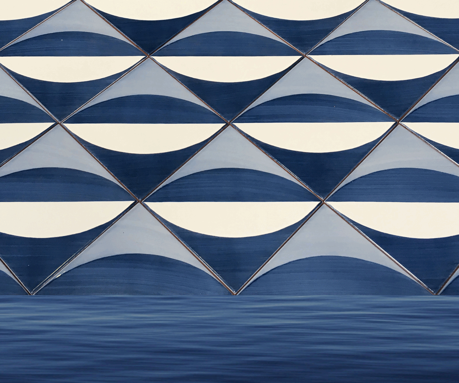 large decorative ceramic tile wall art