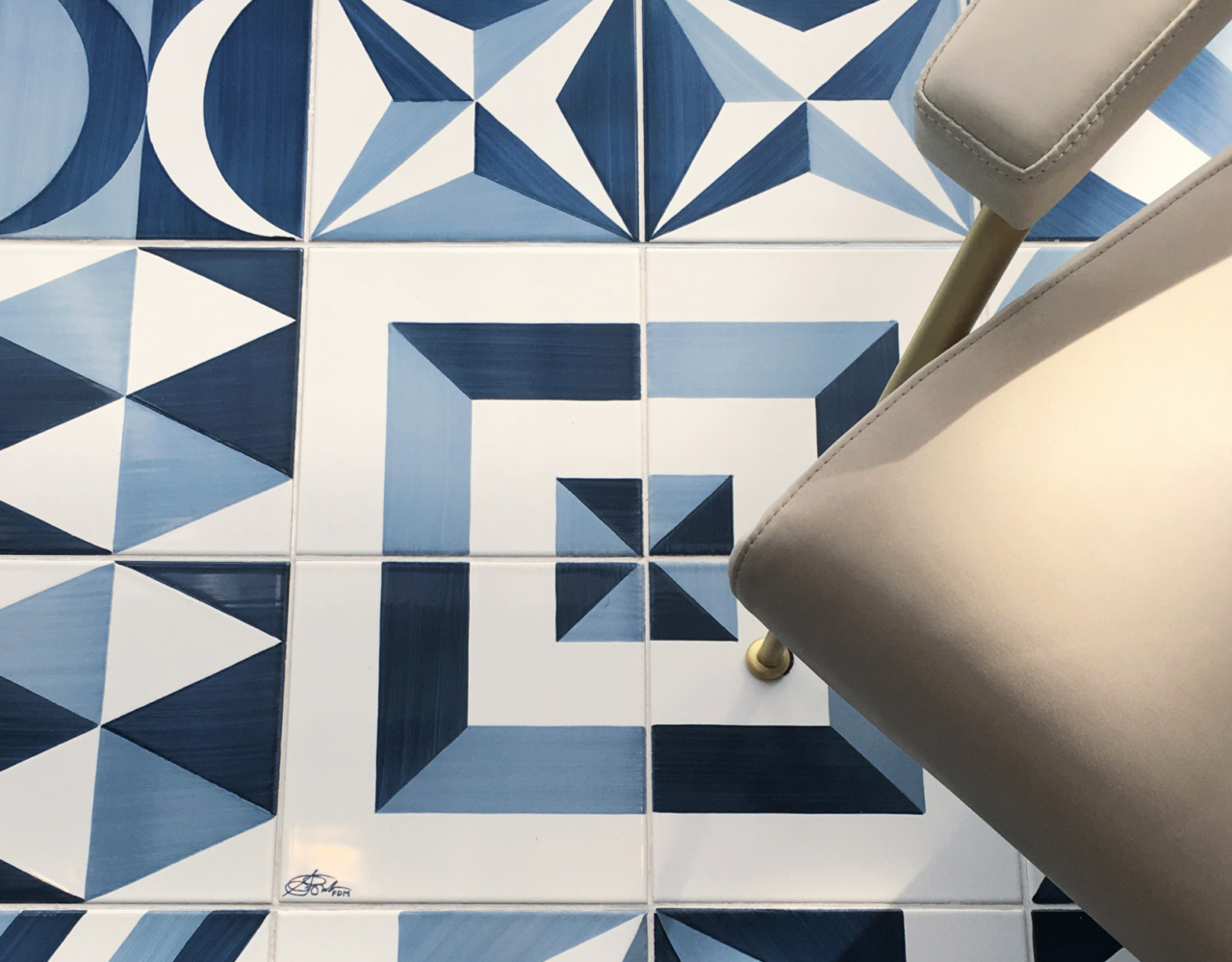 large decorative ceramic tile wall art