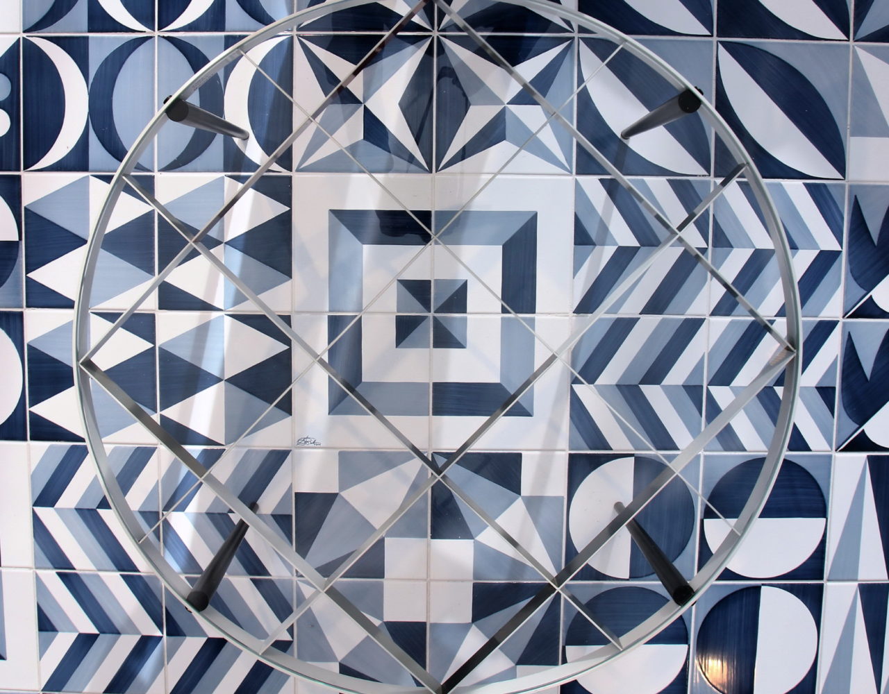 large decorative ceramic tile wall art