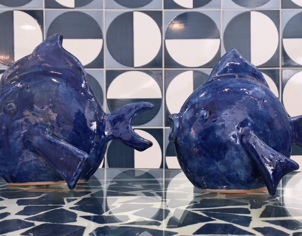 large decorative ceramic tile wall art