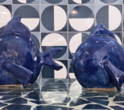 large decorative ceramic tile wall art