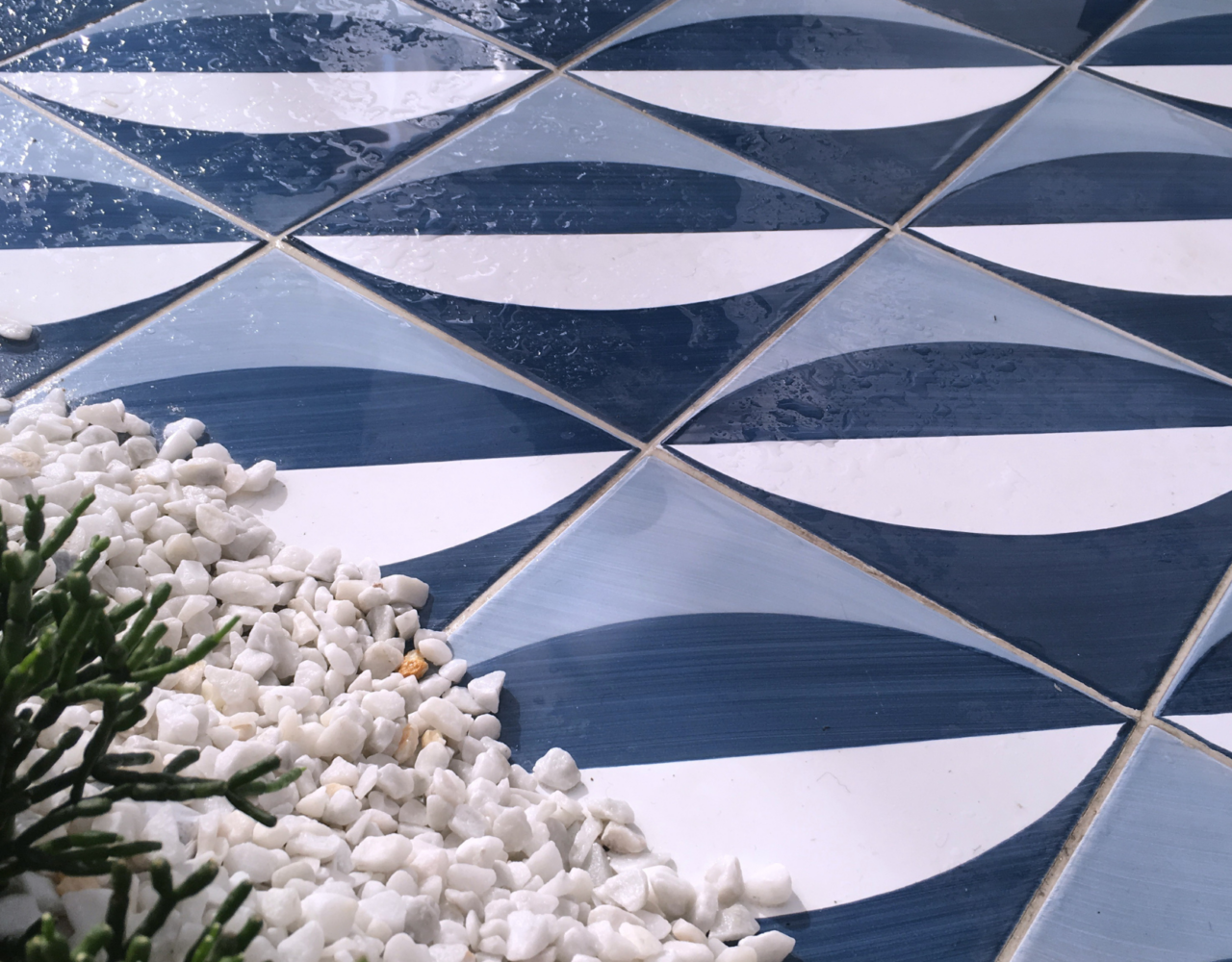 large decorative ceramic tile wall art