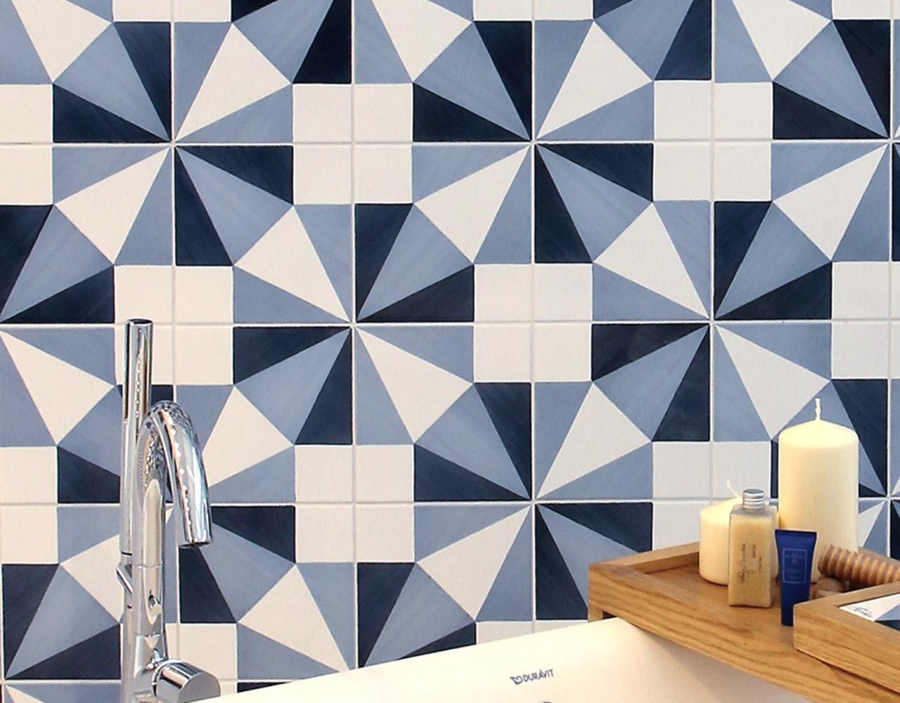 large decorative ceramic tile wall art