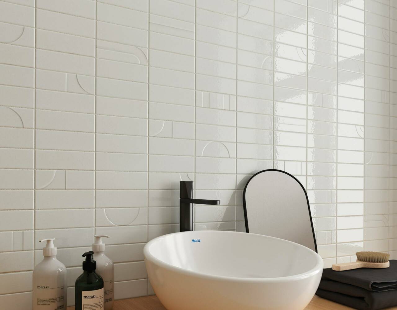 travertine tile interior