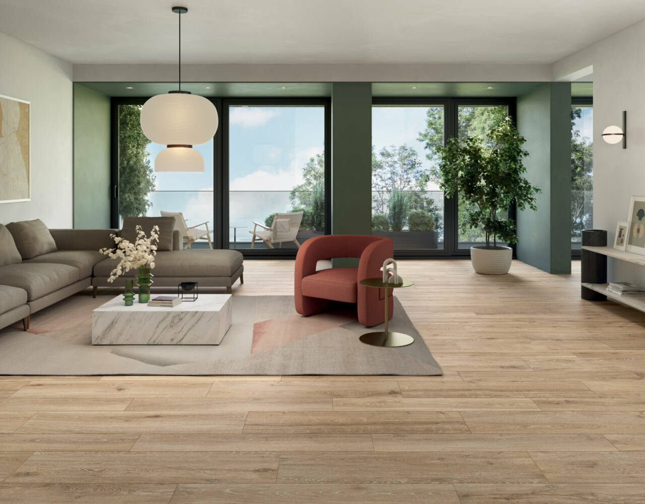 wood look porcelain tile
