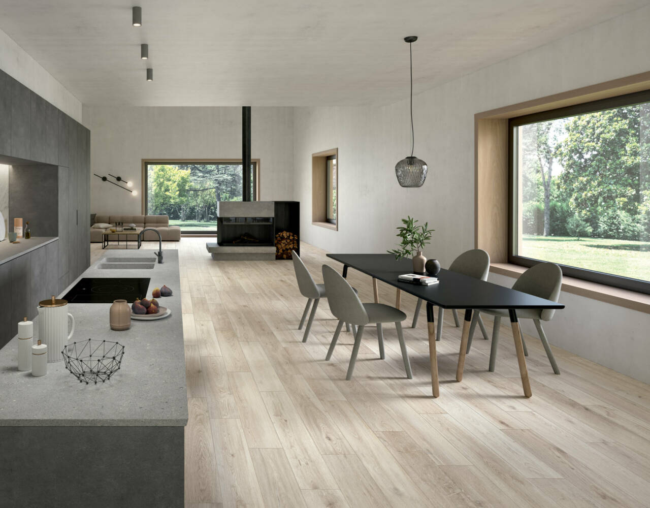 wood look porcelain tile