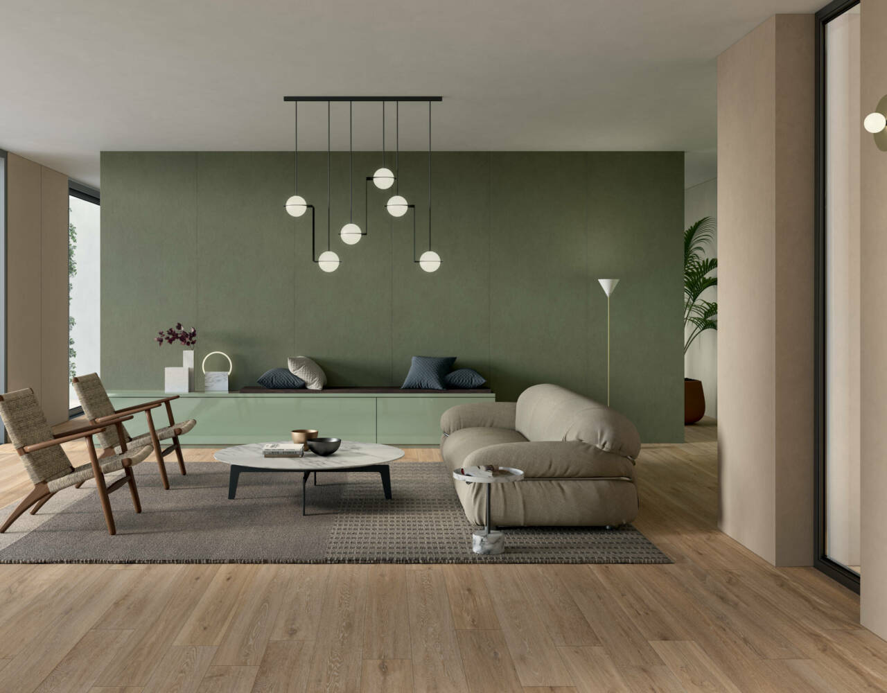 pastel colored wall tile