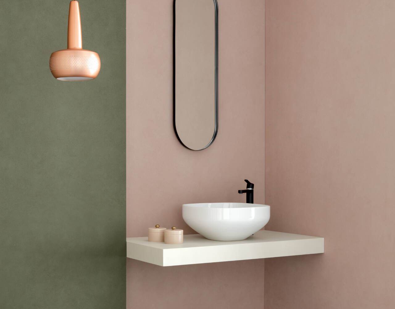 pastel colored wall tile