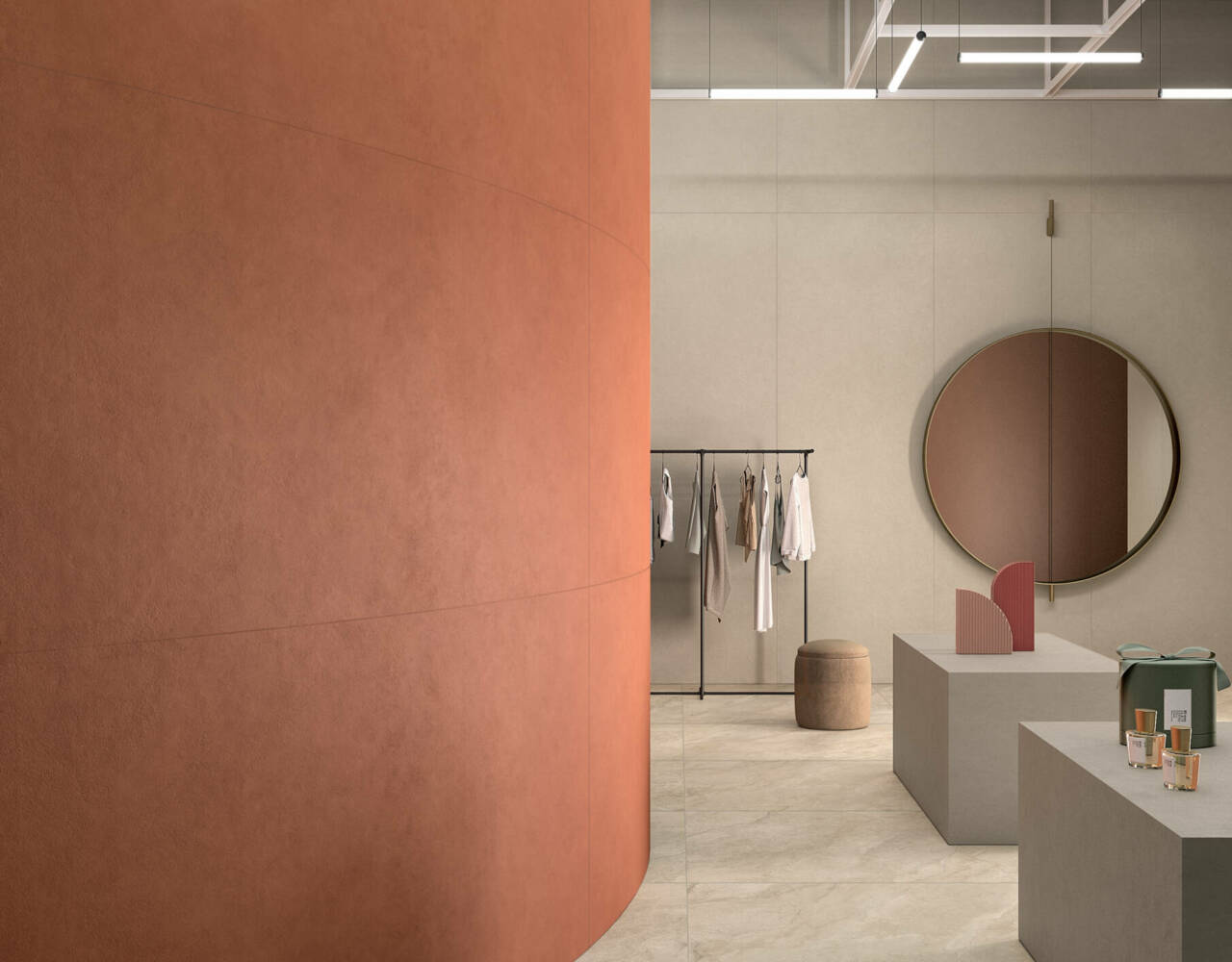 pastel colored wall tile