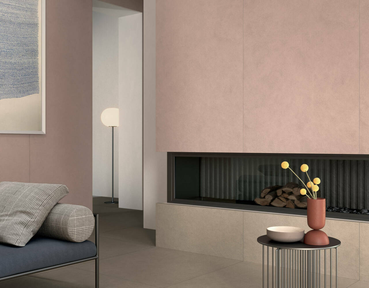 pastel colored wall tile