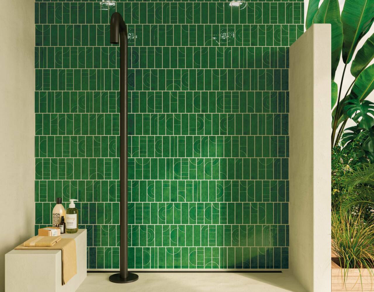 travertine tile interior