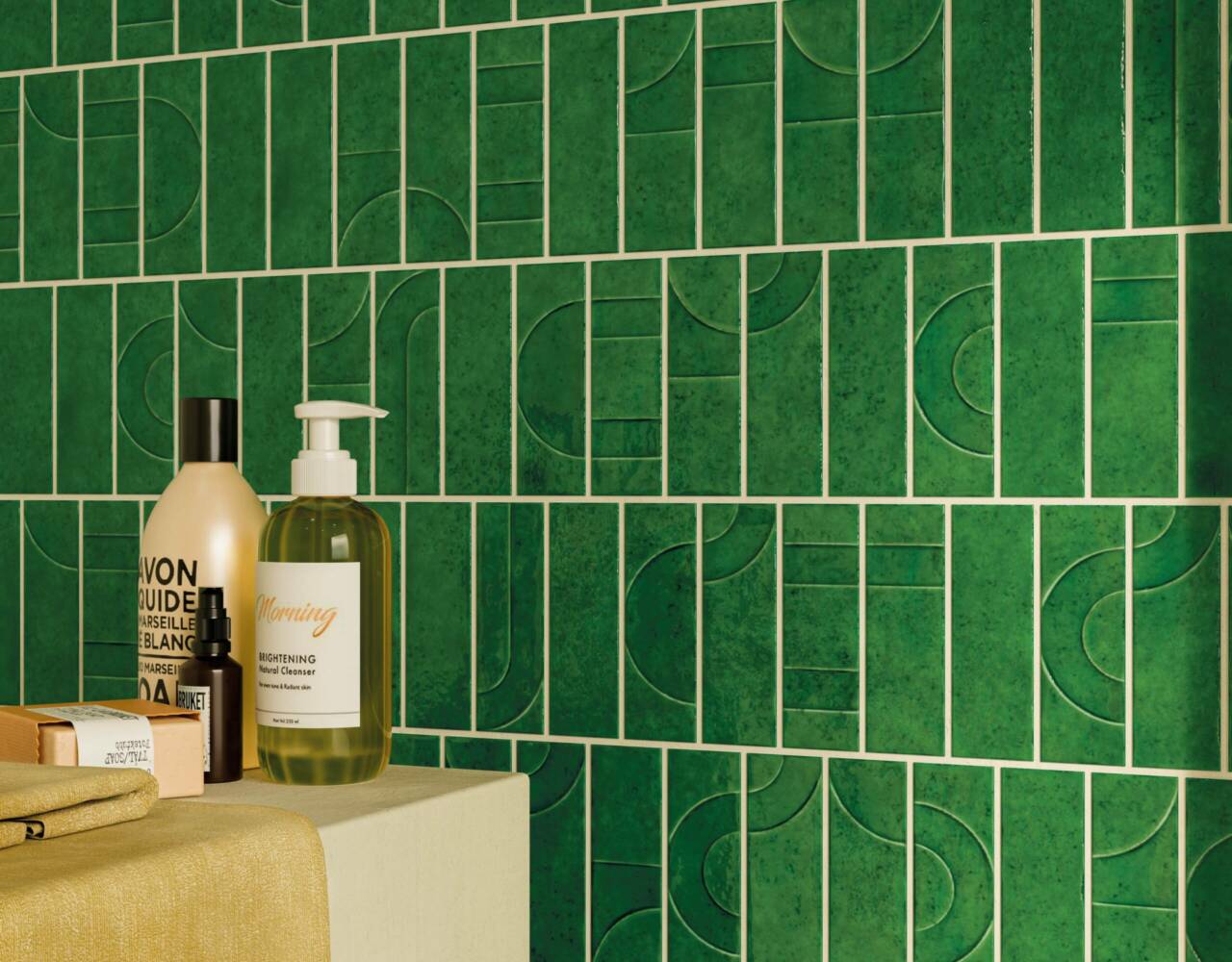 travertine tile interior